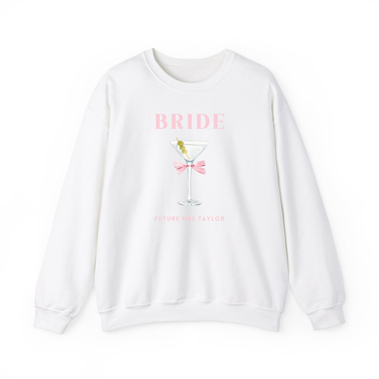 Personalised Martini Bride Sweatshirt