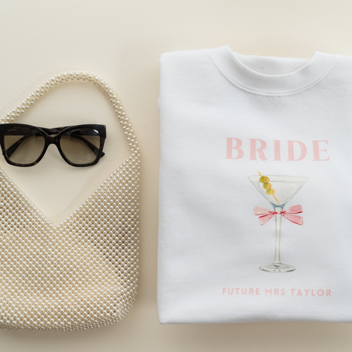 Personalised Martini Bride Sweatshirt