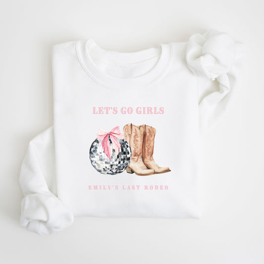 Personalised Last Rodeo Bride Sweatshirt