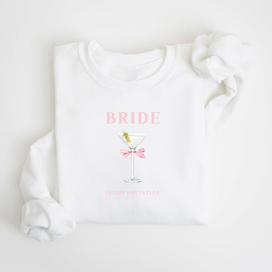 Personalised Martini Bride Sweatshirt